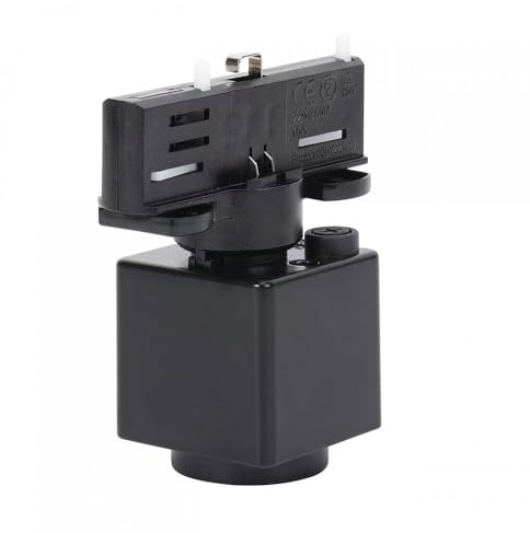 NCC-Licht 3-Phasen Stromschiene SPS-2 Adapter Steckdose Schwarz IP20