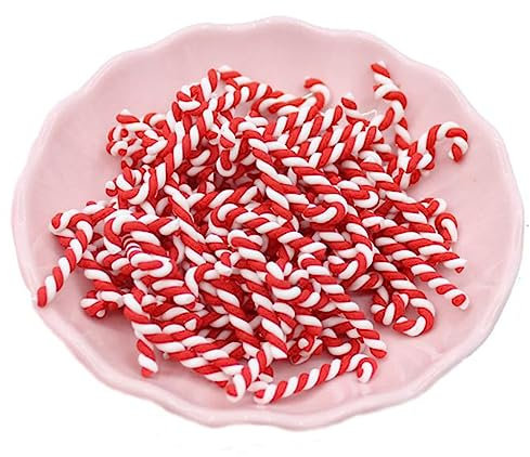 Exceart DéCorations De NoëL Miniatures en Sucre - Accessoires Tendance pour Coques De TéLéPhone - 20 PièCes en Argile Souple - IdéAl Cadeau De NoëL