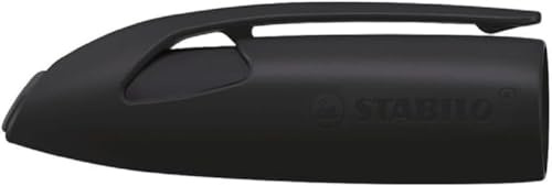 STABILO Cap for Ergonomic School Fountain Pen EASYbirdy - Pack of 1 - Black