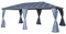 Hespéride - Pergola autoportante Belize Graphite 3,6 x 6m en Aluminium et Polycarbonate