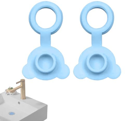 2 Piezas Drenaje De La Bañera del Tope De Drenaje - Tope De Bañera De Silicona - Baño Tapa Drenaje - Fácil Instalar Y Quitar El Tapón De Baño | para Bañeras De Bebé, Lavabos O Sistemas De Drenaje