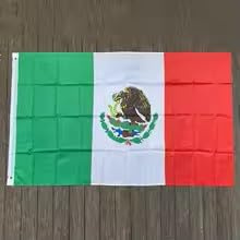 Bandera de México, Tricolor Verde Blanco y Rojo, 150 x 90 cm, Tamaño Grande