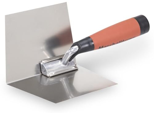 MARSHALLTOWN The Premier Line 23D 4-Inch by 5-Inch Inside Drywall Corner Trowel with DuraSoft Handle by MARSHALLTOWN The Premier Line