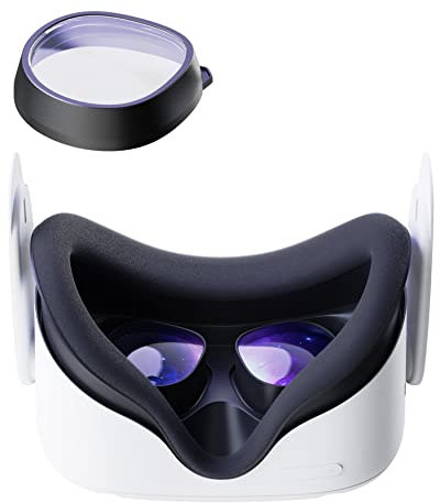 Linseneinsatz Kompatibel mit Oculus Quest 2,Stouchi VR Brille Kompatibel mit Meta Quest 2,Einteiliges Design,Kristallklar (1 Objektiv,SP.H:-2,75)