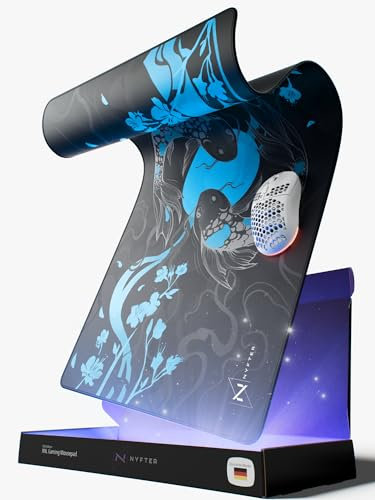 Nyfter - XXL Gaming Mauspad Nyfpad - 900x500mm Koi Premium Gaming Mousepad (Babyblue)