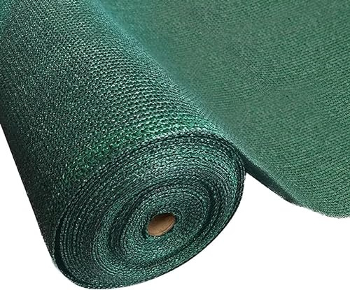 Farm Plastic Supply - Green Shade Cloth - 70% - Mesh Fabric for Fence Privacy Screen, Garden Shade, Mesh Fence Screening, Shade Cloth Rolls, Wind Screen (6' x 10')