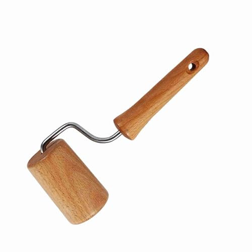 Mattarello per Pasticceria, Rullo per Impasto per Pizza e Torta, Utensili da Cucina in Legno, Perfetti per Arrotolare Biscotti, Pizza e Altro, Strumento 2 in 1 per Ottenere una