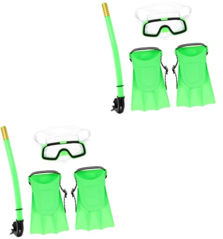 Kisangel 1 Satz Taucheranzug für Schnorchelausrüstung für Flipper Flossen Brille Kinderschnorchel Schnorchel -Schnorchelausrüstung Trockener Schnorchel Plastik