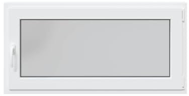 vidaXL RISOR Basement Window - 120x60 cm PVC Frame with Tilt&Turn Functionality, Thermal Insulation, and Leak Protection - Ideal for Garage, Shed, and Living Spaces