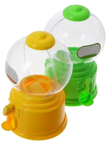 BESPORTBLE 2pcs Classic Candy Dispenser Machine Sweet Machines Candy Balls Vintage Dispenser Boys and Girls Toy Desktop Grabber Storage Holder