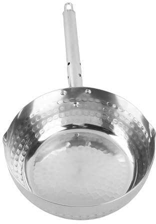 BAOFUYA Yukihira Kastrull i Rostfritt Stål Japansk Snöpanna 7.1in Aluminiumlegering Nonstick-gryta Snabbuppvärmning för Gasspis Soppa Nudlar Gröt Mjölk Hem Kök Matlagning (8,7 tum öppning (för öppen