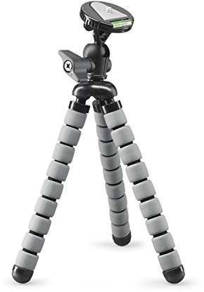 Cullmann ALPHA 655 flexibelt ministativ inklusive kulhuvud och snabbkopplingssystem, 25 cm grått