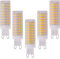 G9 LED Lampadina 10W, LEDGLE 100-LED SMD2835 Lampade LED G9, 900LM Equivalente 100W Lampada Alogena, Luce Bianca Calda 3000K, Non Dimmerabile, Angolo Di Fascio Di 360 °,Confezione da 5