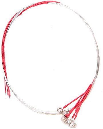 TOPINCN Corde MI per Violino in Acciaio Clear Sound 5 Pezzi per Corde di Ricambio per Violino 3/4 e 4