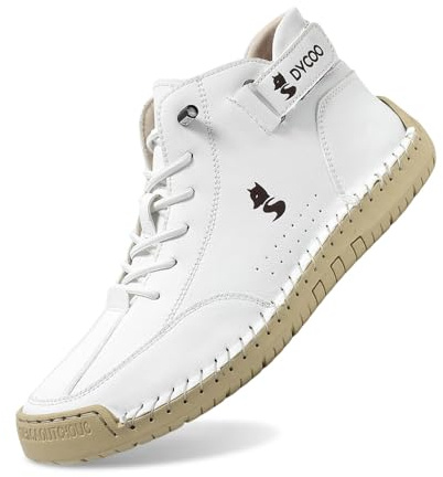Scarpe da Ginnastica Vogany per Uomo con Supporto Plantare e Design Traspirante per Camminata Naturale (White, 46)