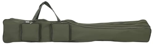 Genérico Bolso para caña de Pescar Tela Oxford Verde Oscuro 150 cm, Bolsas y Estuches para cañas de Pescar Verde,4010001