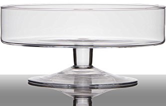innaGLAS Coupe à Fruits Corie, Cylindre - Ronde, Transparent, 13cm, Ø 29cm