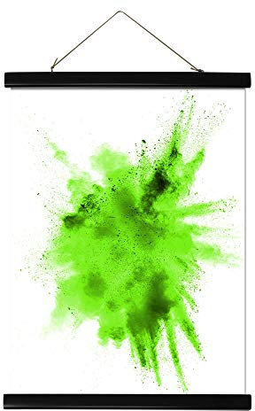 Close Up Magnetische Posterleisten - Kunststoff schwarz (140 cm) Poster-Aufhänger, Posterschienen, Plakatleisten (55 inch)