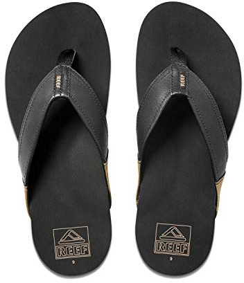 Reef Men's Newport Flip-Flop, Black, 6 UK