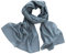 DOLCE ABBRACCIO by RiemTEX Damen Schal Tuch Stola elegante Schals und Tücher Verona aus Chiffon (Grau)