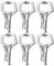 Hoypeyfiy 6pcs Metal Grip Locking C Clamp Pliers with Adjustable Screw and Swivel Pads, Easy and Quick Release Welding Pliers for Uneven Surfaces, Angles, Crafts and Hobbies (13.3cm/5.23 Inches)