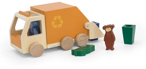 Trixie Houten vuilniswagen