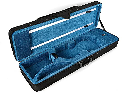 4/4 violinfodral, violinväska, lätt väska, rompete resväska, lättfodral, mjukt fodral för, riv- och vattentätt yttertyg, högkvalitativ termostoppning, 80 x 30 x 15 cm