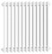 Horizontal Radiator White Cast Iron Style Column Bathroom Kitchen Living Dining Room Radiators 600 x 605mm Wall-Mounted