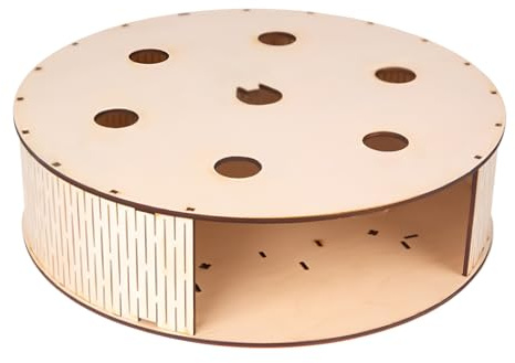 Duroecsain Giochi Per Gatti Interattivi, Gioco Interattivo Scatola Caccia Enigmistica per Gattini, Giocattolo Stimolazione Mentale Gatto Per Animali Per Interni Esterni