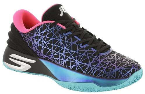 Skechers Performance SKX JE 1 Men's Basketball, Black-pink, 10.5 UK
