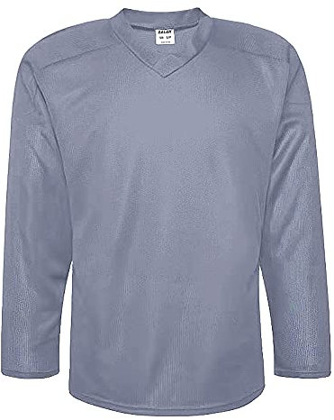 EALER H80 Series Blank Ice Hockey Practice Jersey for Men and Boy - Senior and Junior - Adult and Youth Grey