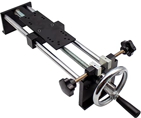 LeTkingok Handgekurbelter horizontaler Kraftmesser-Prüfstand Push-Pull-Kraftmesser HLA Spiralgestell 500N/50KG