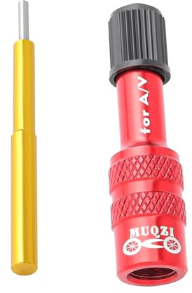 Adattatore Bici Adattatore per Gonfiatore per Bicicletta Adattatore per valvola in lega di Alluminio per Pompa per Pneumatici per, Mountain bike, Bicicletta