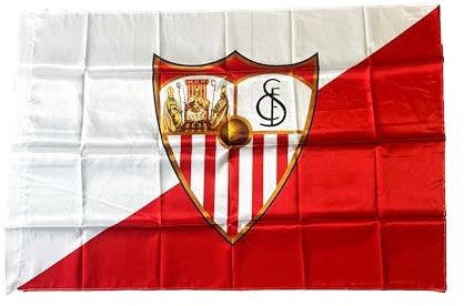 Sevilla CF Badsev Bandera, Rojo/Blanco, Única