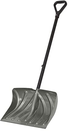 Suncast 20 Inch Combination Snow Shovel Grey/Black