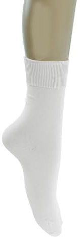 Starlite White Classic Knitted Socks 4 to 7 (1 Pair)