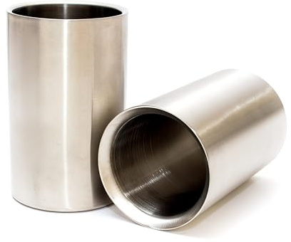 Lebrun Couverts - Rafraîchisseur de bouteilles Double paroi Isotherme en acier inox brossé 18,5 cm de hauteur