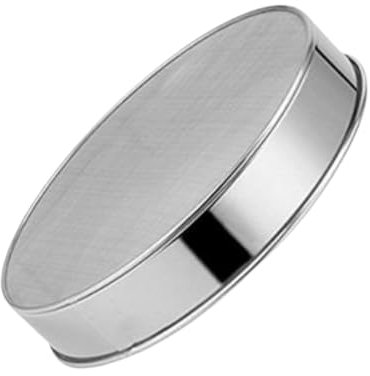 Setaccio per farina da forno con pori fini per farina liscia ogni volta, setaccio in acciaio inox per colino per farina, 25 cm