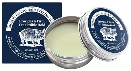 Pommade coiffante fibres, tenue ferme et faible brillance, volume et texture naturelle, effet mat et recoiffable toute la journée,35g