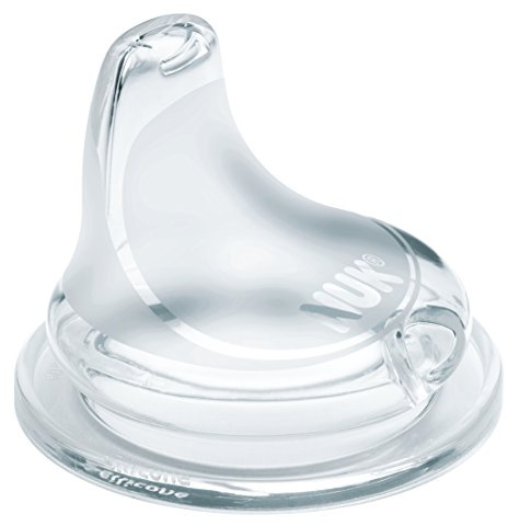 NUK First Choice Soft Trinktülle aus Silikon, auslaufsicher, kombinierbar mit allen Flaschen, BPA frei, 6-18 Monate, 2 Stück