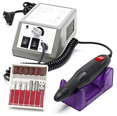 Set manicura pedicura profesional Torno fresadora pulidora uñas Lima eléctrica 6 Cabezales Belleza
