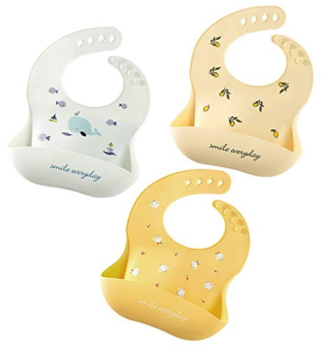 Silikonlätzchen Baby-Lätzchen super weichen Silikon Baby-Lätzchen für Baby feeding Premium Baby-Lätzchen für Ihre hübschen kids Easy zu reinigen Baby-Lätzchen
