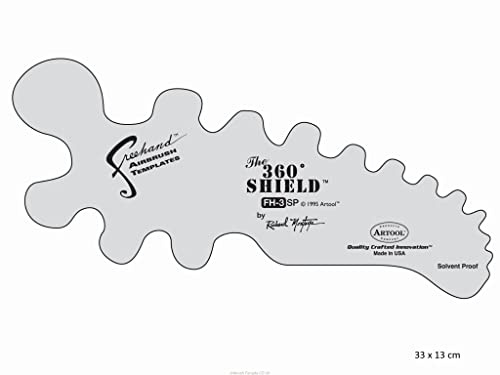 ARTOOL FH 3 SP 360° sköld frihand airbrush-mall av Richard Montoya