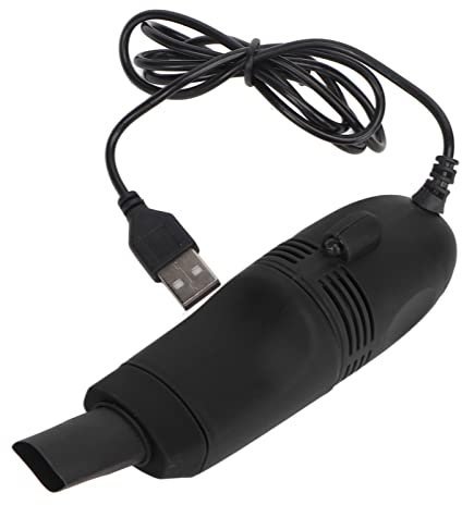 YUYTE Mini Tastatur Staubsauger - USB Reiniger mit Großem Saug für Nail Art Computer, Tragbare Handgerät für Auto, Zuhause und Büro