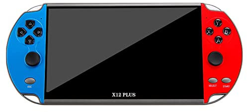 Console, X12 Plus Console for videogiochi da 7 pollici integrata 1000 giochi Controller di gioco palmare doppio joystick da 16 GB Spupport Uscita AV Scheda TF Musica E-Book/23