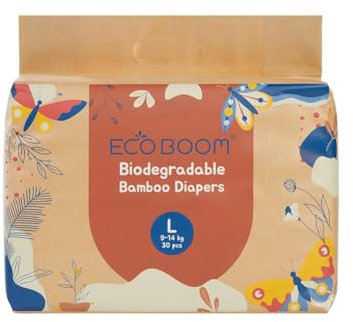 Ecoboom T4 Bambuswindeln, 30 Stück