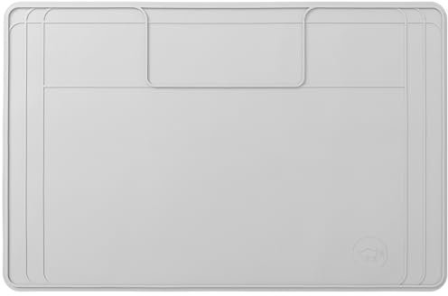 The Original Under Sink Mat - Silicone Waterproof mat, Trimmable, Easy to Clean, Kitchen cabinet liner, Under sink protector mats, Drip Tray with Lip - 34 x 22 or smaller