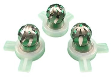 mhddhd 3 Types de pièces de buse de Moule en Acier Inoxydable, couvercles de Fleurs, raccords, Accessoires de Machines à crème glacée Molle, diamètre intérieur 29 mm