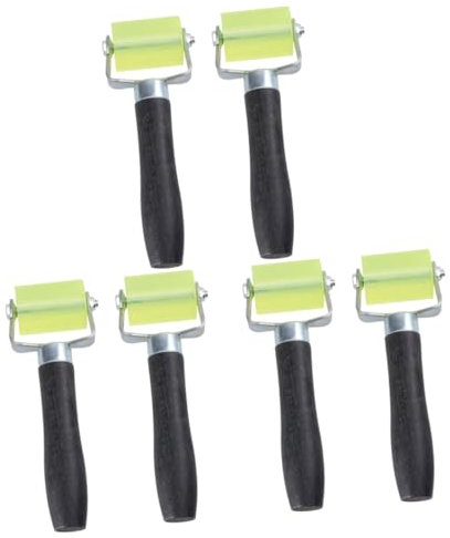 DOITOOL 6pcs Reusable Wallpaper Seam Roller for Smooth Application Walls for Wallpaper Installation and Seam Finishing