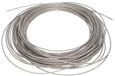 MUSISALY Stainless Steel Wire Rope Heavy Duty Cable Rope for Outdoor Indoor Lighting Sign